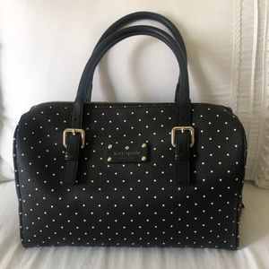 Kate Spade Black with White Dots Purse